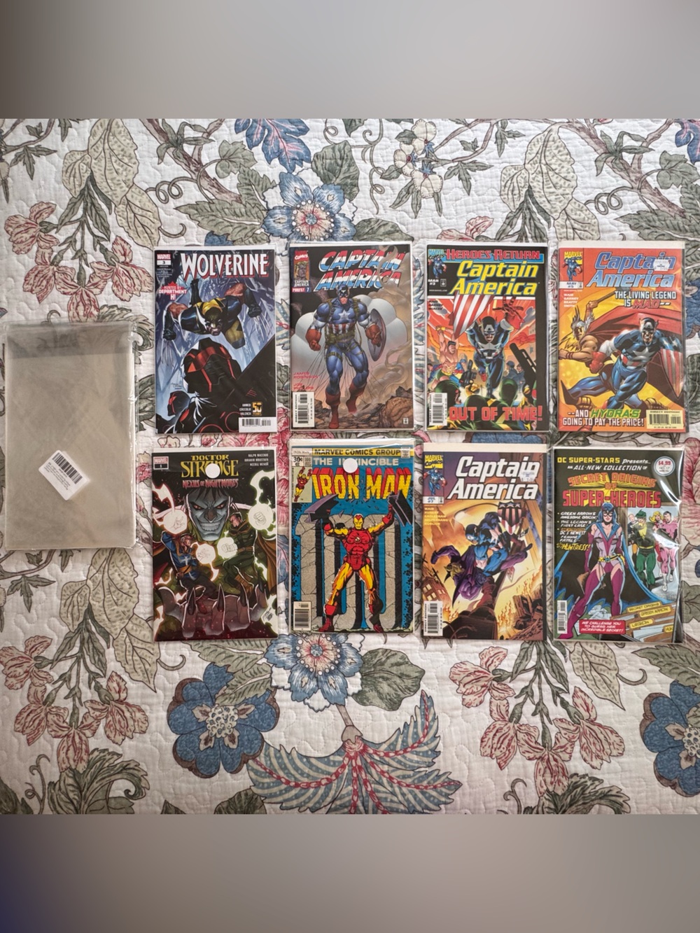 8 Classic Comics and pack of approx 45 sleeves